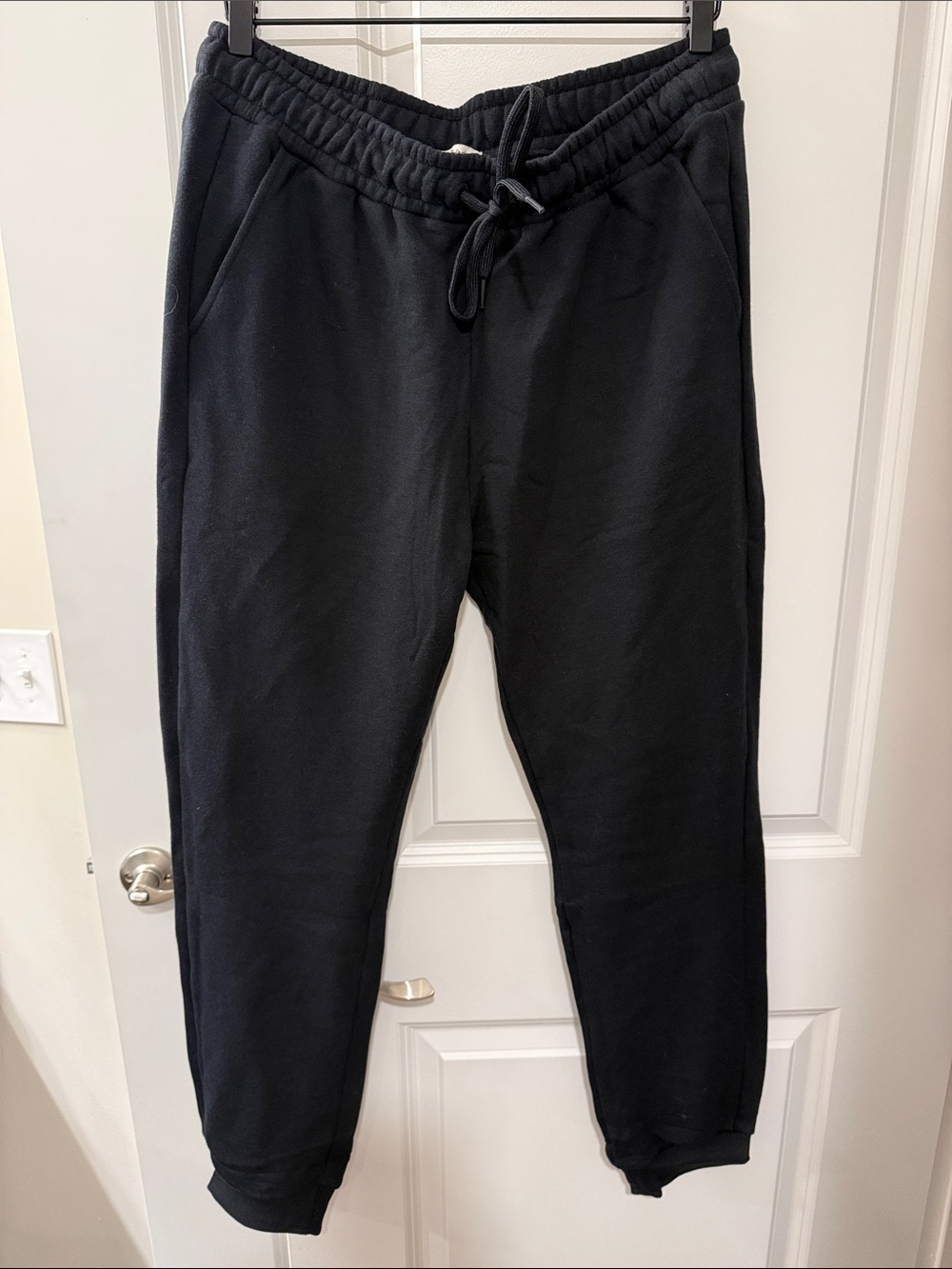 Never Worn! Allbirds Women’s Black Fleece Jogger Sweatpants - Classic Comfort